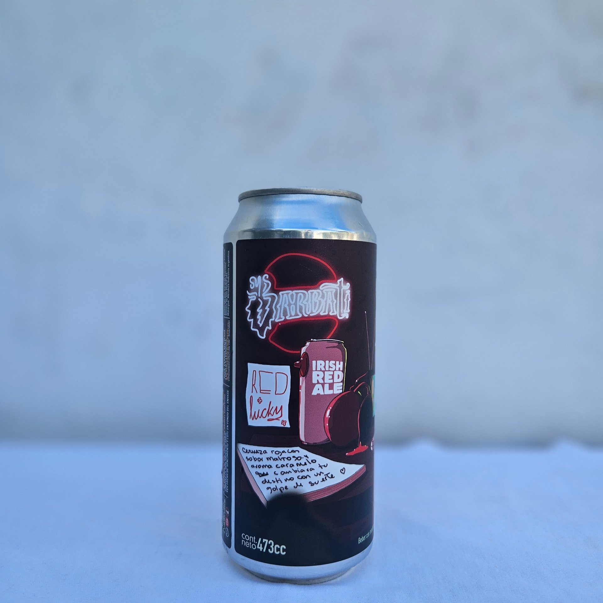 Lata de Barbati Red Lucky Irish Red Ale